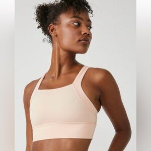 NWOT Free People Movement peach sports bra